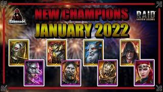 NEW January Champions 2022 - Raid Shadow Legends