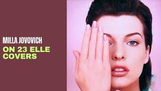 Milla Jovovich On 23 ELLE Covers