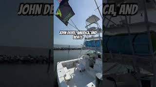 It Doesn’t Get Much Better Than This #boating #diesel #sportfish #boat #johndeere #america #flags ￼