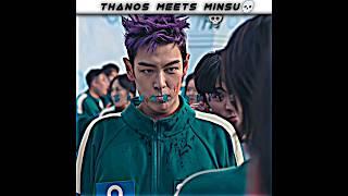 thanos meets minsu | squid game 2 multiverse edit #thanos #edit #squidgame