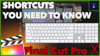 Edit FASTER with these SHORTCUTS for Final Cut Pro X⌨ (TUTORIAL)