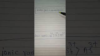 Noble gas and ionic radii #srishti #biochemsir #periodictable