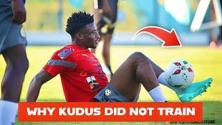 WHY KUDUS DID NOT TRAIN IN BLACK STARS FIRST TRAINING SESSION