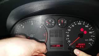 How to reset service inspection light on Audi A3 8L 97-03 A4 b5 A6 C5 A2