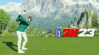 WE DID A MATCH AT MY FAVOURITE NEW FANTASY COURSE IN PGA TOUR 2K23…