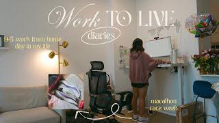 Work to Live Diaries: A simple day in my life working full-time & it's marathon race week!