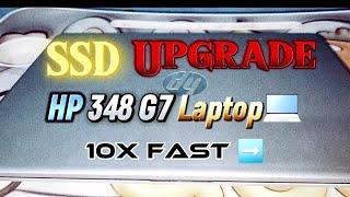 How to Upgrade SSD in HP Notebook PC 348 G7 Laptop