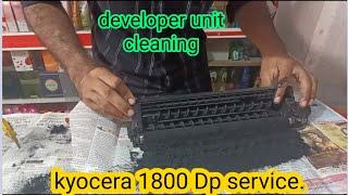 kyocera 1800 developer unit cleaning / kyocera 1800 Dp service. @technicalkishan3310