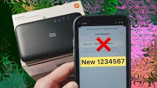 How to change Wi-Fi password on Xiaomi F490 4G LTE