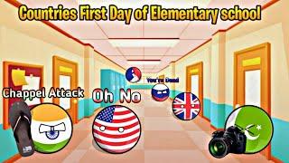 Countries First Day Of Elementary School  [Funny And interesting] #countryballs #worldprovinces