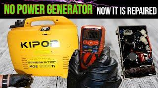 Repaired no power Kipor Generator KGE3000Ti / IG2600