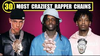 30 MOST CRAZIEST RAPPER CHAINS  ( Custom Diamond Chains )  PART 2