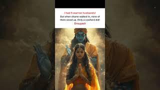 Draupadi’s Bold Truth: When Warriors Failed, Only Krishna Stood Up!  #Mahabharat #Shorts
