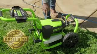 #1 Rated Electric Pressure Washer | Greenworks 3000 PSI