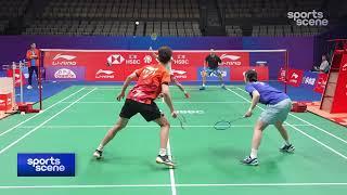 Liang Weikeng/Wang Chang train with Jiang Zhenbang/Wei Yaxin at China Masters｜梁伟铿｜王昶｜蒋振邦｜魏雅欣