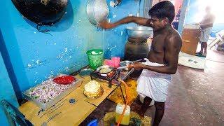 Sri Lankan Food - SPICY OMELET CURRY + Exotic Fruit in Weligama, Sri Lanka!