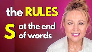 How to Pronounce 'S' at the End of a Word + THE RULES!