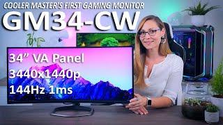 Cooler Master's First Monitor! - Cooler Master GM34-CW Review (34" 3440x1440p 144Hz Curved VA)