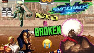 SNK Vs Capcom: SVC Chaos ~ These CHARACTERS Are BROKEN  - VIOLENT KEN Combos & Online Matches