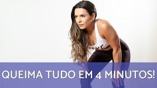 Queima tudo em 4 minutos! Treino pro corpo todo