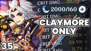 Spending 2,000 Resin to Make Itto INSANELY OP! (Genshin Impact Claymores Only)