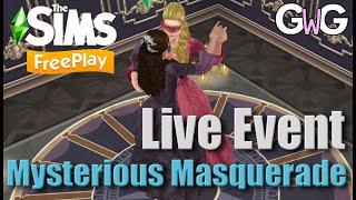 The Sims Freeplay- Mysterious Masquerade Live Event Prizes