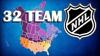 32 Team NHL Expansion and Realignment Proposal