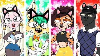 Rocky Rakoon's MEOW MEOW KITTY TRANSFORMATION ⁄ Funny Animation Meme Mega Mix Comp