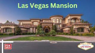 Las Vegas Mansion For Sale. $2,900,000- 5BD, 8BA, 5CR, 31k ft lot. Home for sale Las Vegas