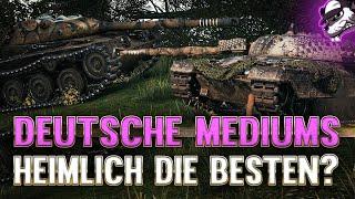 Deutsche Tier IX Mediums - Heimlich die Besten? [World of Tanks - Gameplay - Deutsch]