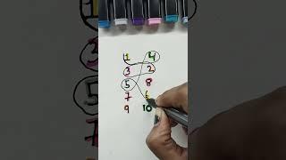 counting 1 2 3 ⭐ #handmade #art #viralvideo #youtubeshorts