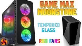 Game Max Moonstone Tempered Glass w RGB Fans Case Review