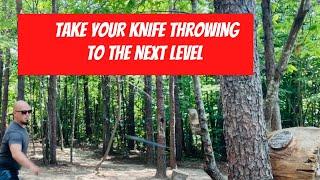 Back hand no spin knife throwing tutorial