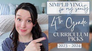 Homeschool 4th GRADE CURRICULUM PICKS | 2023-2024 |  Homeschooling Elementary School | Notebooking