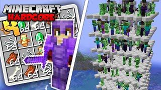 I Have UNLIMITED Totems, Emeralds and Gunpowder in Minecraft Hardcore