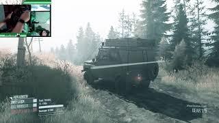 Spintires Mudrunner Gameplay | logitech g29 + shifter