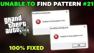 Unable To Find Pattern #21 GTA 5 Mods 2024 - Error Fixed | In Hindi | GamerDrix