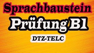 DTZ TELC B1 Sprachbausteine-Prüfung B1