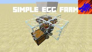 Make A Simple Egg Farm In Minecraft | Minecraft Tutorial