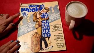 ASMR: Browsing Through Vintage Australian Womans Weekly 1980 || Soft Spoken