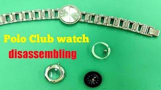 How to disassembling Polo Club watch #watchservicebd