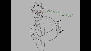 furry vore+digestion