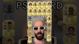 PSG cards on fifa 19 #championsleague Inter vs psg