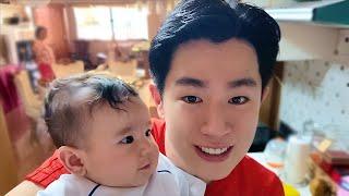 Baobao at 4 months | Meeting tiktok live friends for the first time | Benedict Cua