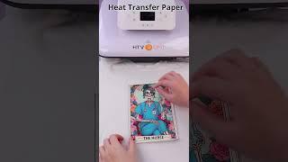 The difference between the Sublimation paper and the Heat transfer paper. #shorts