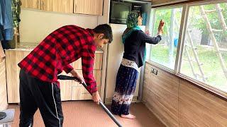 Nomadic Family Decoration Vlog: Cleaning and Tidying the Rural Cottage by Sodabeh and Mobin