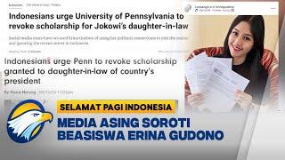 Media Asing Soroti Beasiswa Erina Gudono [SELAMAT PAGI INDONESIA]