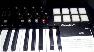 Настройка Pads (Пэды) MIDI клавиатуры Oxygen 49/61 в секвенсоре Ableton Live.