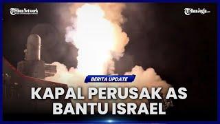 Militer Amerika Serikat Rilis Video Peluru Kapal Perusak Tangkal Rudal Balistik Iran