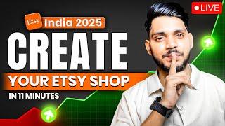 भारत में Etsy विक्रेता खाता कैसे बनाएं (2025) लाइव प्रमाण के साथ)